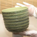 Горшок для цветов керамический с поддоном бук кукушка зеленый N3 d18см