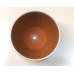 Горшок для цветов керамический с поддоном Бутон Глянец мет.бел/сер 18см (ГЛ 08/3)