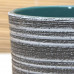 Горшок для цветов керамический с поддоном бук лофт серо-белый N1 d12см