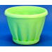 Горшок для цветов пластиковый с поддоном Знатный 3,9л (зеленый)