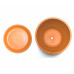 Горшок для цветов керамический с поддоном Этника Горшок для цветов керамический с поддоном d22*h22см4-99  т3322